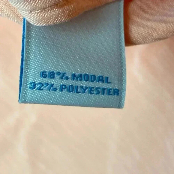 CARIBBEAN MENS SOZE LARGE BUTTON DOWN SHIRT PEACH COLOR CRINKLE LOOK CLEAN - Picture 8 of 12